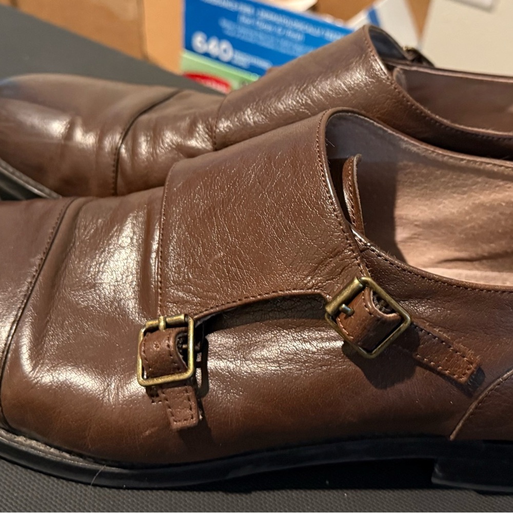 Banana Republic Brown Leather Loafers Slip-Ons